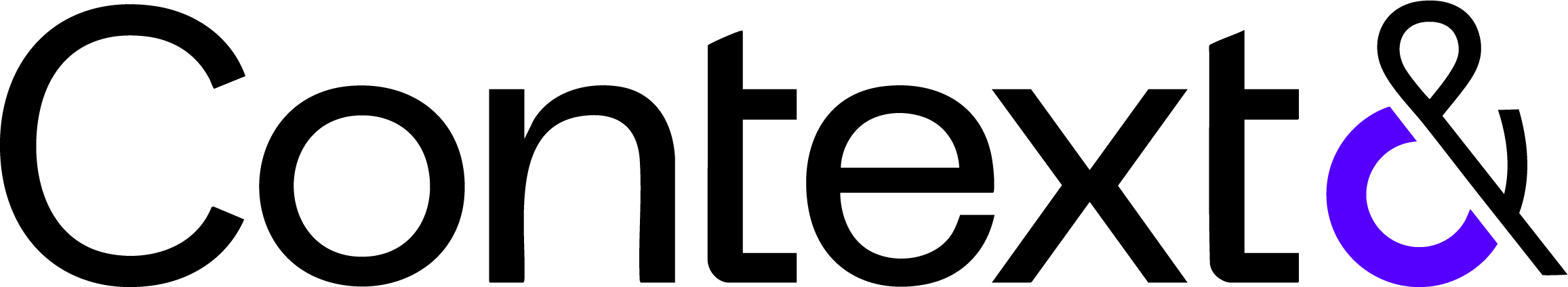 Context& Logo Black Purple